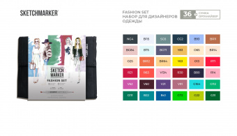    Sketchmarker Fashion design 36 set,  , 36  +  