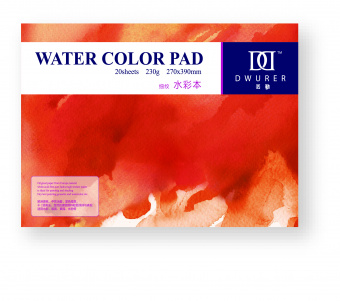  Dwurer Watercolor Pad, 20 ,  270 x 195 mm,  230 /