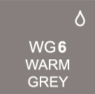 Маркер TOUCH TWIN WG6 теплый серый