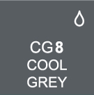 Маркер TOUCH TWIN CG8 холодный серый