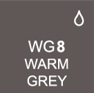 Маркер TOUCH TWIN WG8 теплый серый