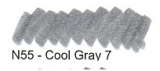 Маркер-кисть Tombow ABT Dual Brush Pen-N55 холодный серый 7 ABT-N55