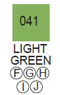 Ручка кисть ZIG Clean Color Real Brush, перо ворс, цвет Light Green (Светлый зеленый)
