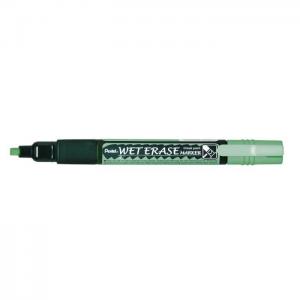 Pentel Маркер на водной основе Wet Erase Marker, двусторонний пишущий узел 0.6/0.4 мм, цвет зеленый