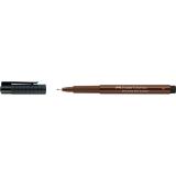 Ручка капиллярная Рitt Pen сепия F 0.5 мм.