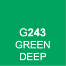 Маркер TOUCH TWIN 243 глубокий зеленый G243