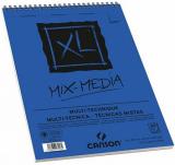Альбом XL Mix-Media для смешанных техник 300гр/м, Среднее зерно, 29.7х42см, 30л, спираль по короткой
