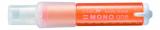 Ластик карандаш Tombow MONO One, перезаправляемый, прозрачный оранжевый корпус
