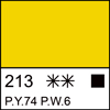Желтая светлая акрил Ладога 100мл