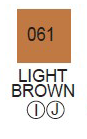 Ручка кисть ZIG Clean Color Real Brush, перо ворс, цвет Light Brown (Светлый коричневый)