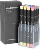 Набор маркеров STYLEFILE 12шт основные цвета С