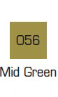 Акварельный маркер Art & Graphic Twin, цвет: Mid Green Средний зеленый