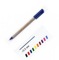 Ручка капилярная 0,3мм синяя