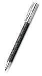 Шариковая ручка Ambition Rhombus, корпус -ромбовидный узор, цвет - черный