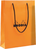 Пакет Rhodia бумажный 255х330х80 мм, оранжевый