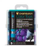Набор цветовых блендеров Chameleon Cool Tones, холодные тона 5 шт.