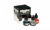 Higgins набор чернил 4pc set dye-based (красные, синие, белые, черные)