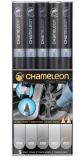 Набор маркеров Chameleon Gray Tones, серые тона 5 шт.