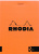 Блокнот Rhodia Basics "R", 85х120 мм, оранжевый