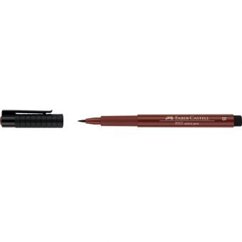 Капиллярная ручка кисточка PITT ARTIST PEN BRUSH, цвет индийский красный