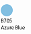 Маркер MARVY LePlume с наконечником кисть B705 AZURE BLUE