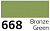 Маркер STYLEFILE двухсторонний на спиртовой основе цв.668 Зеленый бронзовый