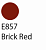 Маркер MARVY LePlume с наконечником кисть E857 BRICK RED