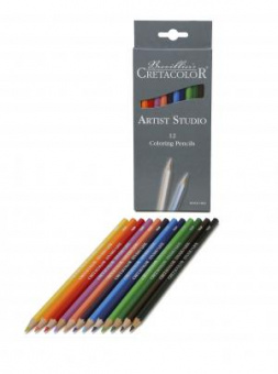 CRETACOLOR Artist Studio Line - 12 цветных карандашей, набор, картонная коробка