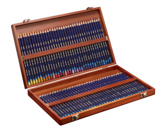 Набор акварельных карандашей DERWENT Inktense, 72 шт. в деревянной коробке