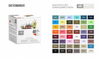   Sketchmarker Asia style 48   .