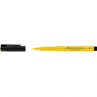 Капиллярная ручка кисточка PITT ARTIST PEN BRUSH, цвет желтый кадмий