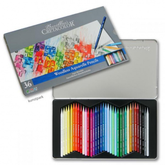 CRETACOLOR AQUA MONOLITH, набор профессиональных акварельных карандашей, 36 цветов