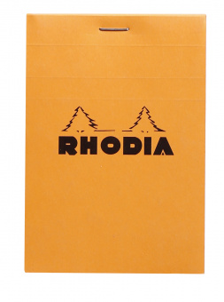 Блокнот Rhodia Basics, 85х120 мм, оранжевый