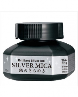  ZIG Calligraphy ink Silver Mica 60 , 