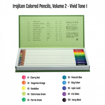 Tombow Irojiten Pencils king fisher #1 набор цветных карандашей 30 шт. CI-RTA-30C